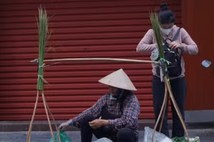 Gánh hàng rong cùng những tiếng rao đã ăn sâu vào đời sống con người Việt. Ảnh: Hoài Ninh.