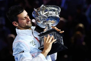 Nole - Huyền thoại sống tại Australian Open. Ảnh: ITN.