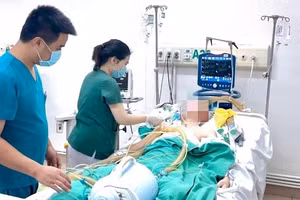 Bệnh nhân nhập viện trong tình trạng nguy kịch. Ảnh: BVCC