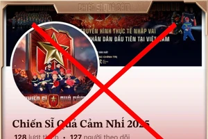 Trang Facebook giả mạo chương trình 'Chiến sĩ quả cảm' của Bộ Công an.