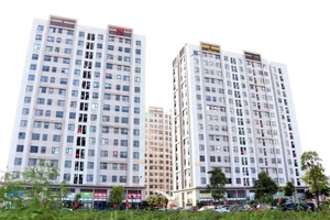 Tòa nhà ở xã hội tại phường Hải Dương, thành phố Hải Phòng được đưa vào sử dụng. Ảnh: TTXVN