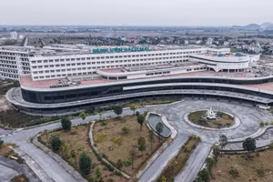 Dự án Bệnh viện Bạch Mai cơ sở 2. Ảnh: INT