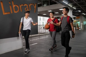 Sinh viên quốc tế học tập tại Malaysia.