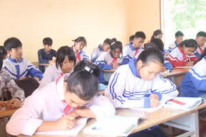 Nhờ công tác tuyên truyền, học sinh không chỉ hiểu mà còn chủ động 'nói không' với thuốc lá. Ảnh: ITN