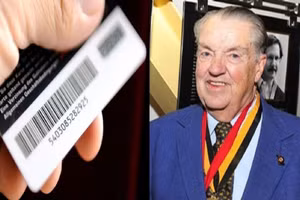 George Laurer - người góp công lớn trong phát minh mã vạch.