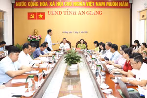 Tại cuộc họp Ban Chỉ đạo cấp tỉnh Kỳ thi tốt nghiệp THPT năm 2026 tỉnh An Giang, yêu cầu xuyên suốt được nhấn mạnh là toàn bộ hệ thống phải phối hợp chặt chẽ, bảo đảm kỳ thi diễn ra an toàn, nghiêm túc. Ảnh: NN