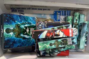 Một số mẫu bao bì được C04 phát hiện, thu giữ.