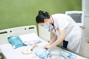 Sau can thiệp, sức khoẻ trẻ ổn định. Ảnh: BVCC