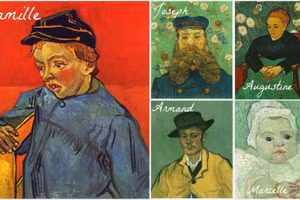 Van Gogh vẽ tổng cộng 26 bức tranh về gia đình Roulin. Ảnh: Aquesttocreate.blogspot.com - Bbc.com