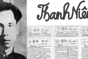 Năm 1925, Nguyễn Ái Quốc sáng lập và là chủ bút của tờ báo Thanh Niên.