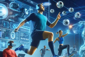 Công nghệ không chỉ hỗ trợ phân tích dữ liệu, mà còn tái tạo môi trường thi đấu, giúp vận động viên cải thiện kỹ năng và giảm thiểu chấn thương. Ảnh minh họa: INT.