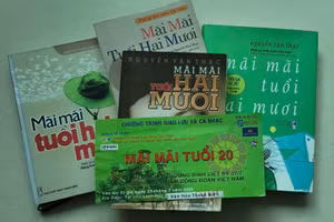 Một số tác phẩm CLB 'Mãi mãi tuổi 20' đã xuất bản và phát hành. Ảnh: NVCC.