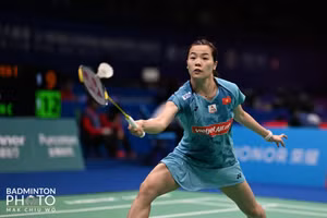 Với điều kiện kinh phí hạn hẹp, tay vợt số 1 Việt Nam Nguyễn Thùy Linh tham dự nhiều giải đấu quốc tế không có huấn luyện viên. Ảnh minh họa: INT