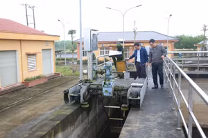 Hệ thống xử lý nước thải KCN Quán Ngang xây dựng nhiều năm chưa hoạt động.