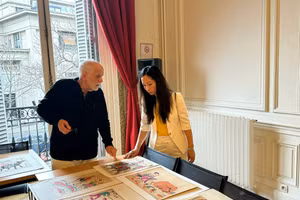 Ông Marcus Durand - con trai học giả Maurice Durand và TS Nguyễn Thị Hiệp.