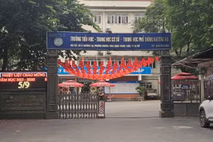 Trường Tiểu học, THCS & THPT Khương Hạ - nơi xảy ra nhiều sai phạm tồn tại trong công tác quản lý của Ban giám hiệu.