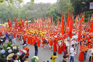 Phú Thọ đón khoảng 6,5 triệu lượt khách trong dịp lễ, tăng cao so với cùng kỳ. Ảnh: Bộ VH,TT&DL.