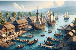 Thành phố cảng Muziris được tái hiện bởi người thời nay.