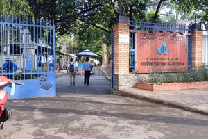 Trường Đại học Bách khoa (Đại học Quốc gia TPHCM) vẫn chưa được cấp quyền sử dụng đất tại cơ sở Lý Thường Kiệt, Quận 10, TPHCM. Ảnh: Quốc Hải