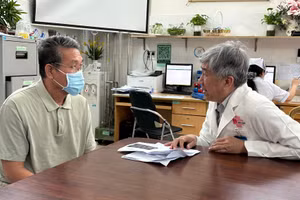 Bệnh nhân Đ. hồi phục tốt sau phẫu thuật, tiếp tục điều trị liệu trình trong 6 tháng. Ảnh: BVCC