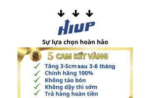 Hình ảnh quảng bá cho sản phẩm Hiup.