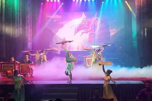 Vở xiếc 'Lời của tre' nằm trong chuỗi chương trình biểu diễn định kỳ trong năm 2026 tại Trung tâm Nghệ thuật Giải trí IONAH. Ảnh: Bình Thạnh.