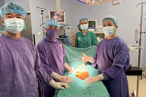 Bệnh nhân được phẫu thuật hạ tinh hoàn hai bên xuống bìu và sinh thiết mô tinh hoàn để đánh giá khả năng sinh tinh. Ảnh: BVCC