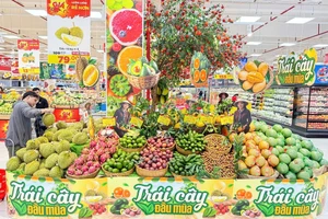 Các siêu thị tăng dự trữ hàng hóa cho dịp Tết.