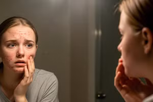 Hậu quả của việc sử dụng mỹ phẩm không rõ nguồn gốc, đặc biệt là với giới trẻ. Ảnh minh họa