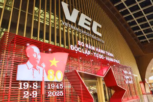 Địa điểm tổ chức Lễ khai mạc triển lãm sẽ diễn ra tại Phòng Grandballroom, Trung tâm Hội nghị VinPalace, thuộc Trung tâm Triển lãm Quốc gia. Ảnh: Bộ VH,TT&DL.