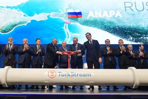 Tham vọng trung tâm năng lượng thông qua dự án trung tâm khí đốt Thổ Nhĩ Kỳ. Ảnh minh họa