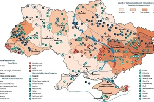 Ukraine giàu titan, sắt, neon, niken và các vật liệu khác được Cơ quan Năng lượng Quốc tế coi là quan trọng đối với quá trình chuyển đổi năng lượng toàn cầu và tăng trưởng công nghệ. 