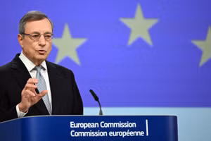 Cựu chủ tịch Ngân hàng Trung ương Châu Âu Mario Draghi 