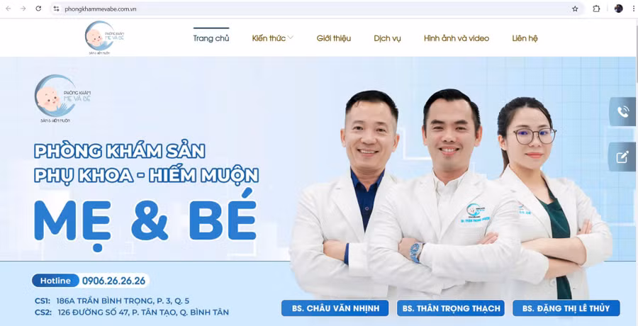 Năm 2025, Phòng khám Sản phụ khoa hiếm muộn Mẹ và Bé liên tục sai phạm.