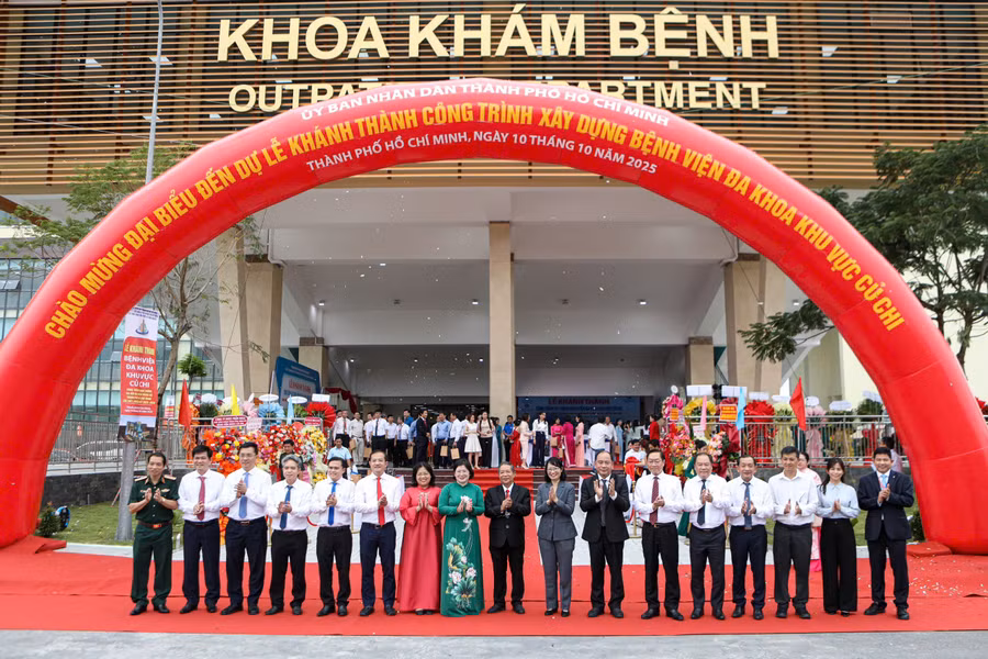 Khánh thành Bệnh viện Đa khoa khu vực Củ Chi. (Ảnh: P.Q)