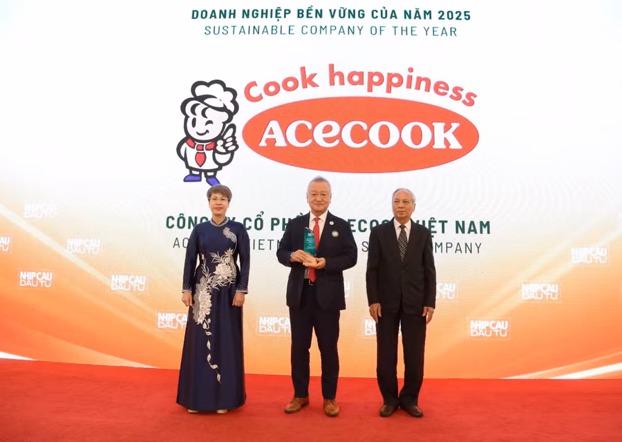Acecook Việt Nam được vinh danh “Doanh nghiệp bền vững của năm 2025”.