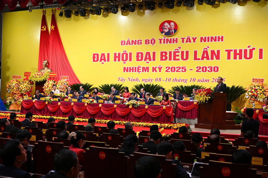 Đại hội đại biểu Đảng bộ tỉnh lần thứ I, nhiệm kỳ 2025 - 2030. (Ảnh: BTC) z7102847903808-d5b7d25258a35a133b0846fa693f142a.jpg
