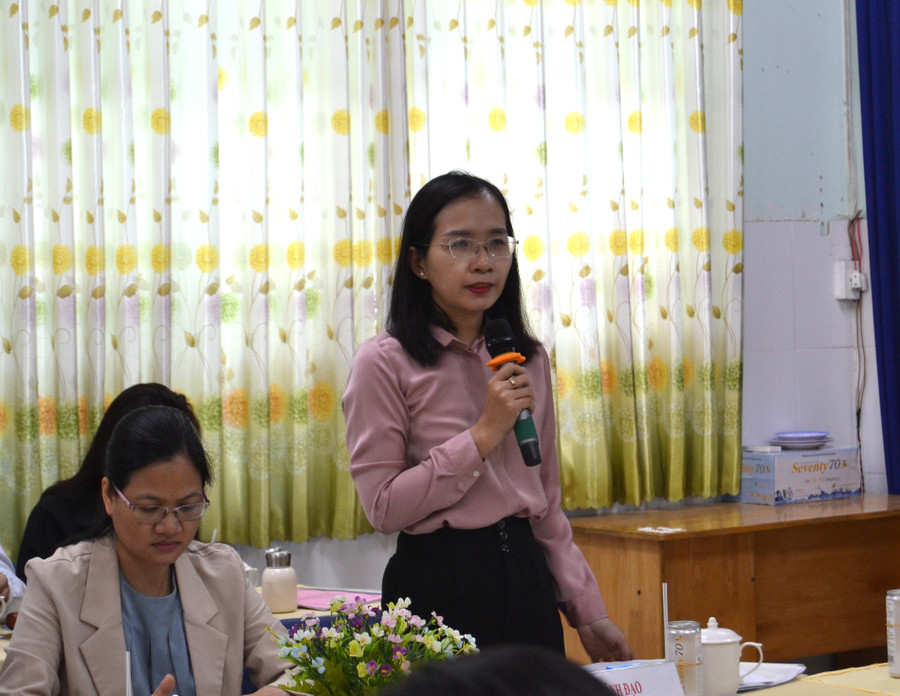 Bà Phạm Thị Tuyết Nga – Phó Chủ tịch UBND phường Bình Tân. tvo109.jpg