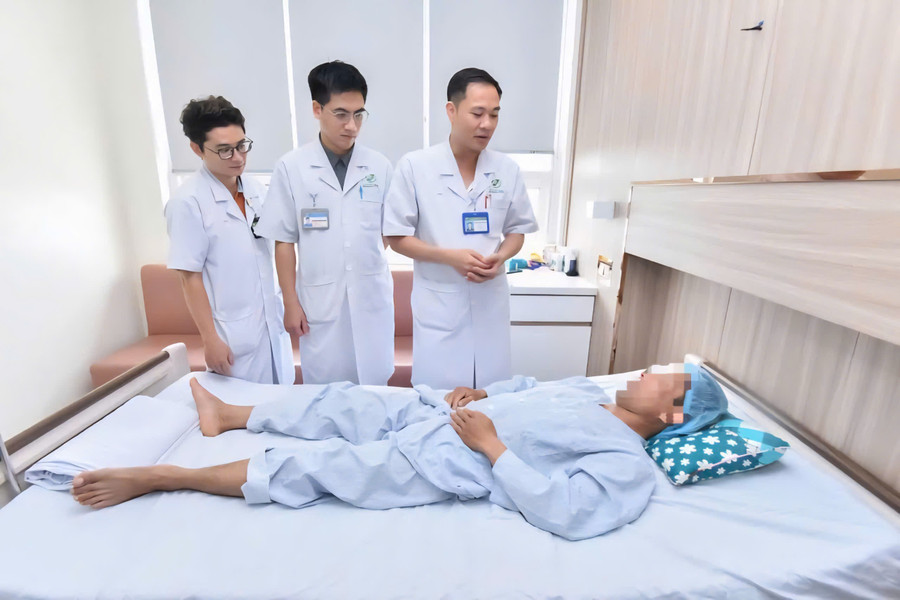 Hiện, sức khỏe của người hiến và người nhận ổn định. (Ảnh: BVCC) z7077484223575-4086c94dbd9b5d4c0412c8de5826921a.jpg