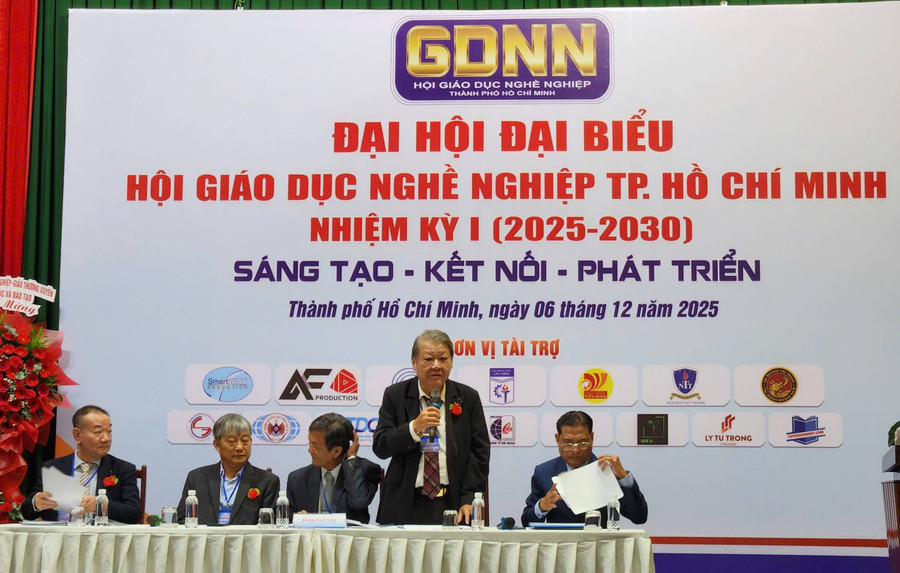 Đại hội Đại biểu Hội Giáo dục Nghề nghiệp (GDNN) TPHCM nhiệm kỳ I (2025–2030).