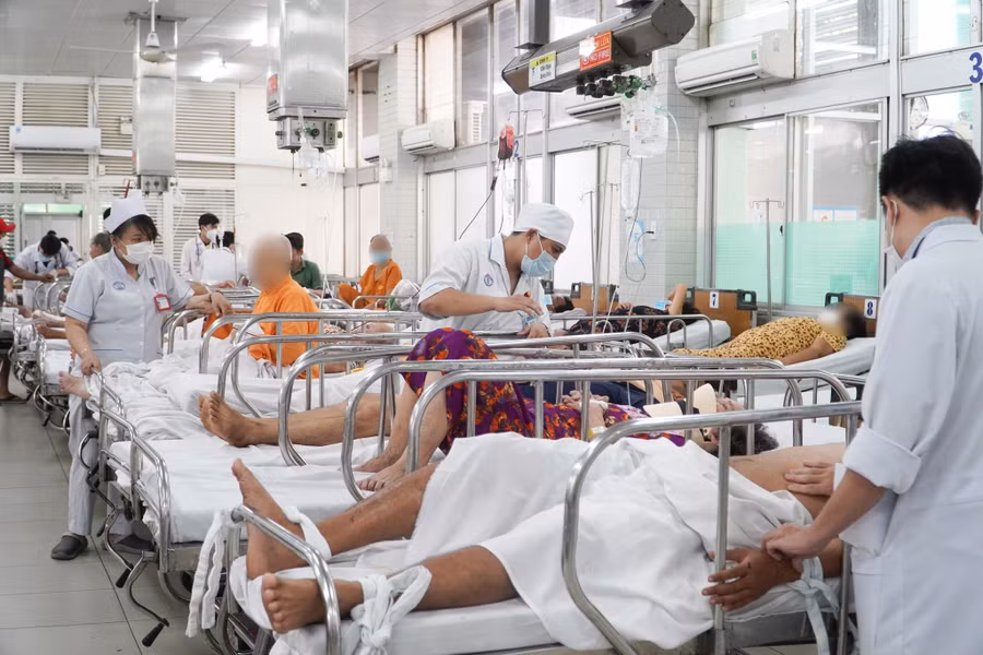 Hình ảnh khoa Cấp cứu Bệnh viện Chợ Rẫy. 