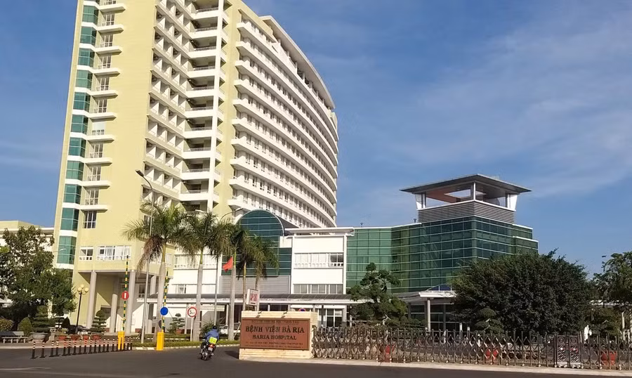 Bệnh viện Bà Rịa, nơi xảy ra vụ việc. (Ảnh: L.S)
