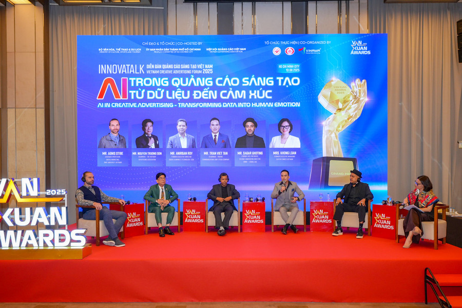 Phiên thảo luận chung tại Diễn đàn “AI trong quảng cáo sáng tạo: Từ dữ liệu đến cảm xúc”.