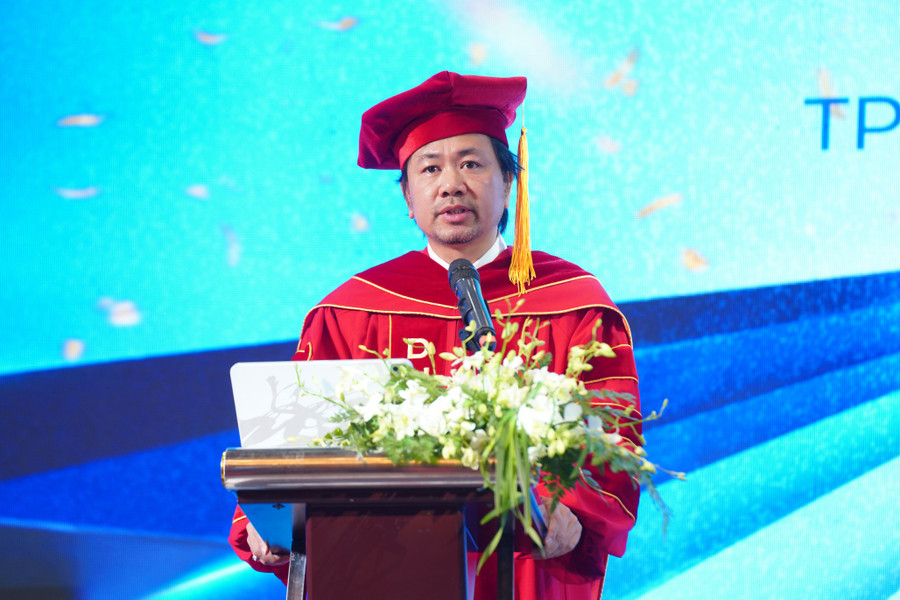 TS Trần Việt Anh phát biểu tại buổi lễ. ts-tran-viet-anh.jpg