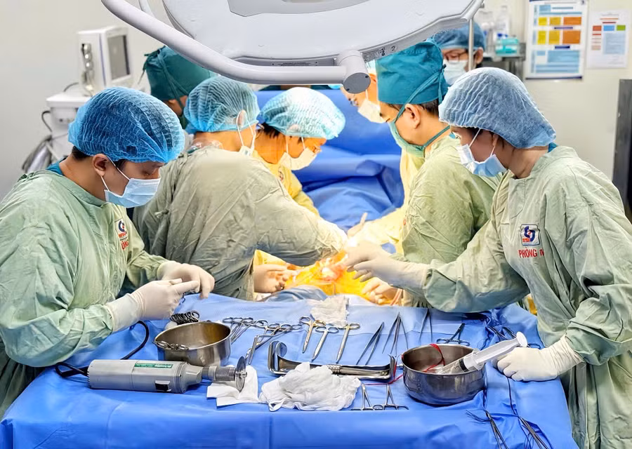 Ca chết não thứ 3 hiến tạng tại bệnh viện. 