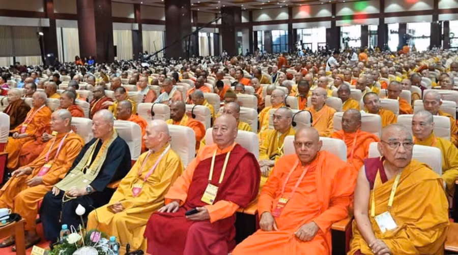 Các đại biểu tham dự lễ Bế mạc Vesak Liên Hợp Quốc năm 2025. (Ảnh: Việt Dũng)