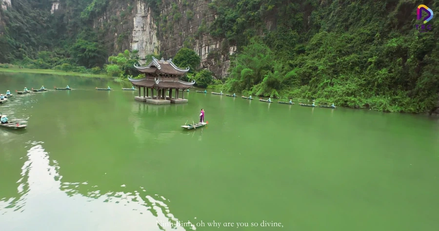 Vẻ đẹp tại Ninh Bình qua các cảnh quay trong ca khúc "Ninh Bình ơi". 