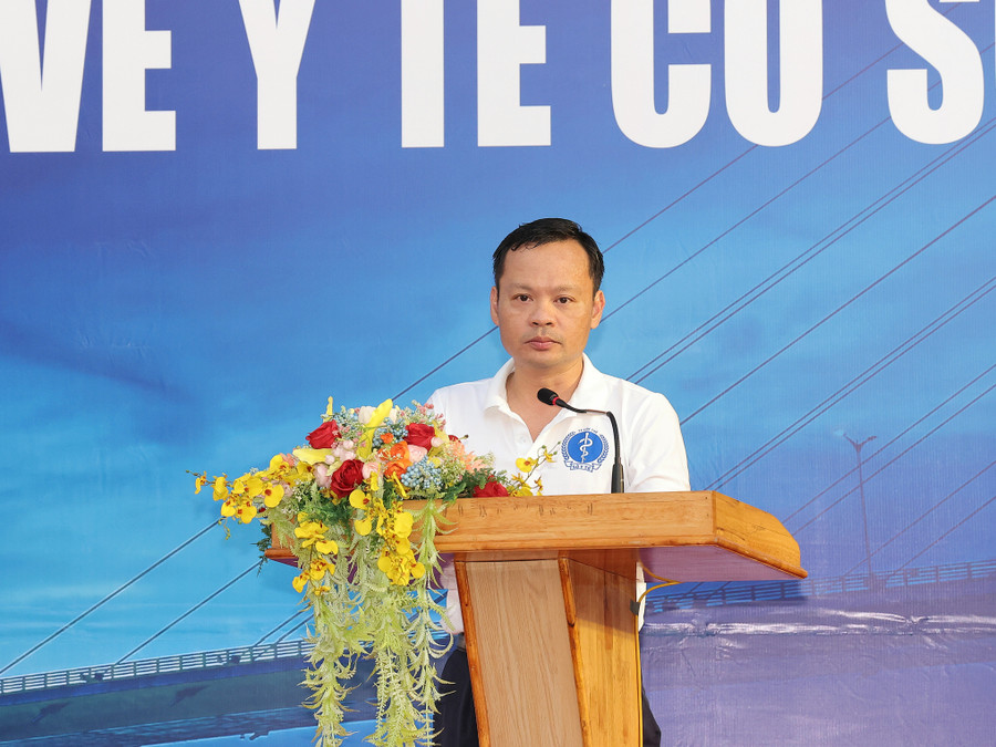 PGS.TS.BS Hoàng Quốc Cường - Giám đốc Sở Y tế TP Cần Thơ phát biểu tại sự kiện.