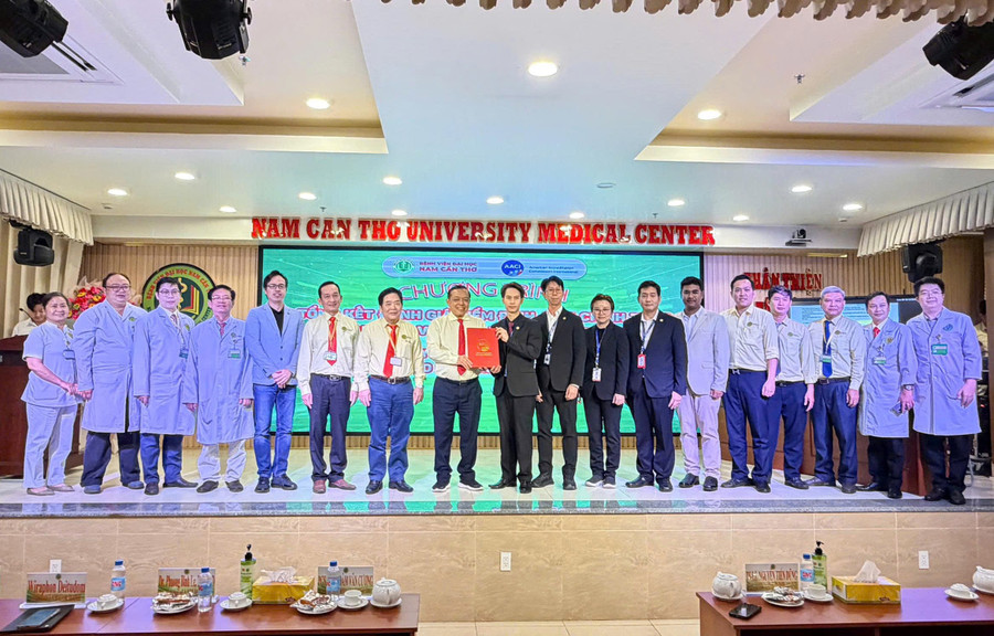 Bệnh viện ĐH Nam Cần Thơ là đơn vị y tế đầu tiên của ĐBSCL nhận chứng nhận AACI.