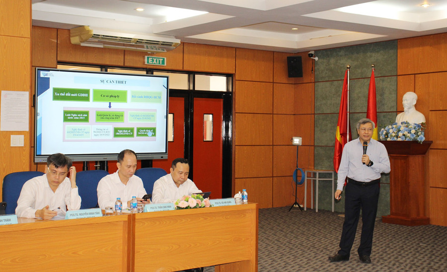 Tọa đàm về cơ chế tài chính và phương án tự chủ tài chính giai đoạn 2026-2030. Ảnh: AGU 20250429145607-6810861796795.jpg